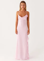 first class maxi dress - pink