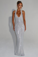 THE OPALINE MAXI DRESS - OPAL WHITE