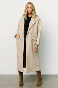 anderson double breasted coat | natural