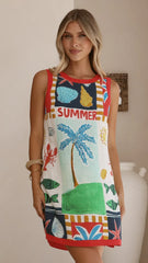 Oceania Mini Dress - Soleil Summer