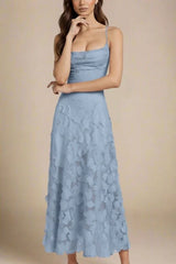 Ivy Bodycon Maxi Dress - Baby Blue