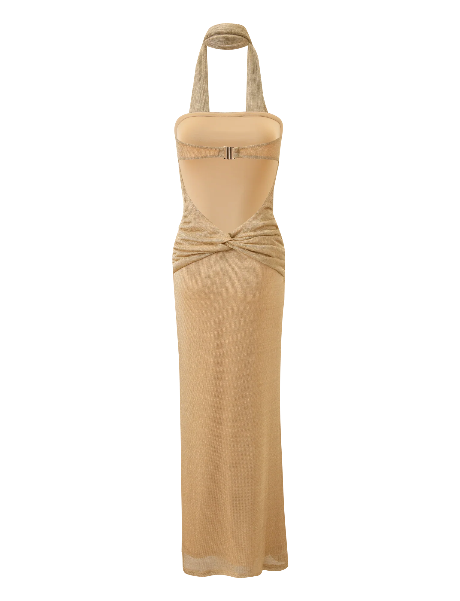DANIELA SCARF DRESS 2.0 - GOLD
