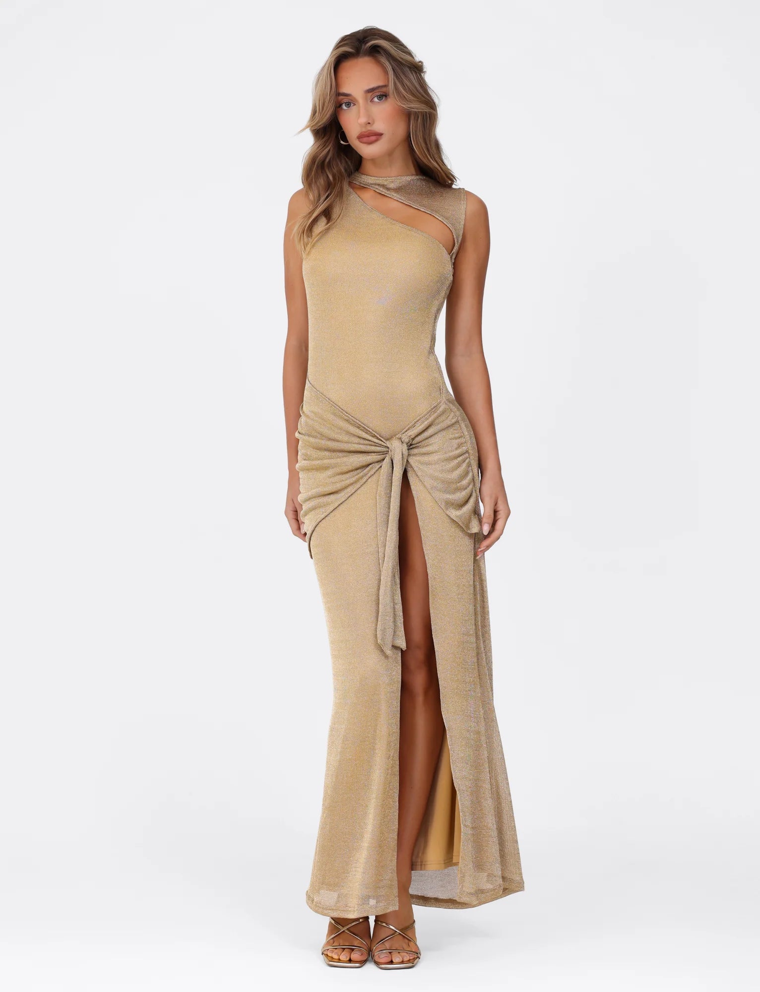 AZELMA MAXI DRESS - GOLD