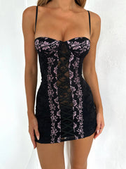 neptune mini dress black
