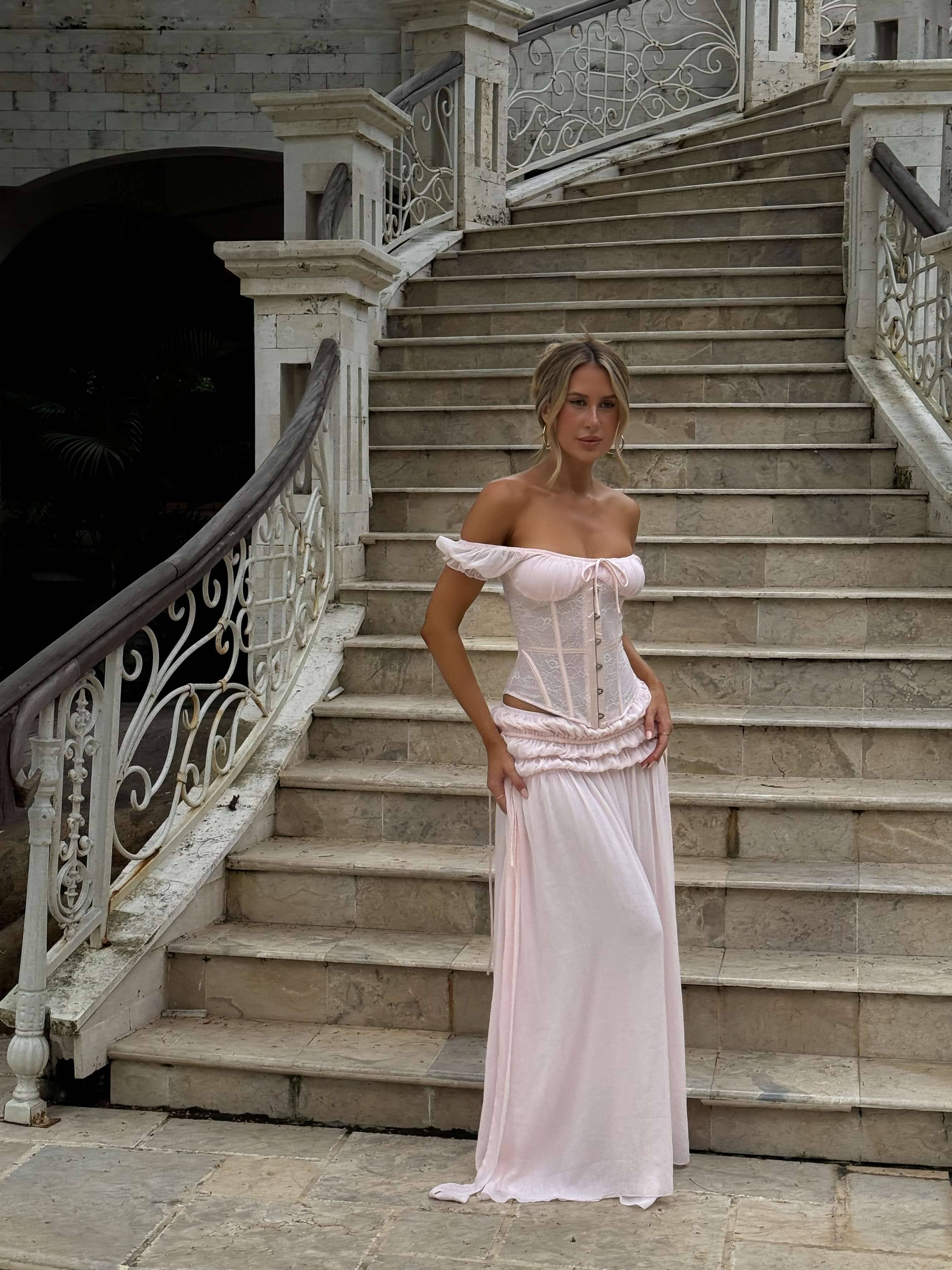 lubela corset top blush