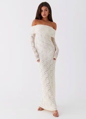 Yours Always Lace Maxi Dress - Ivory