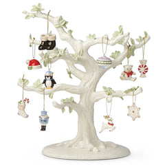 christmas memories 10-piece ornament & tree set