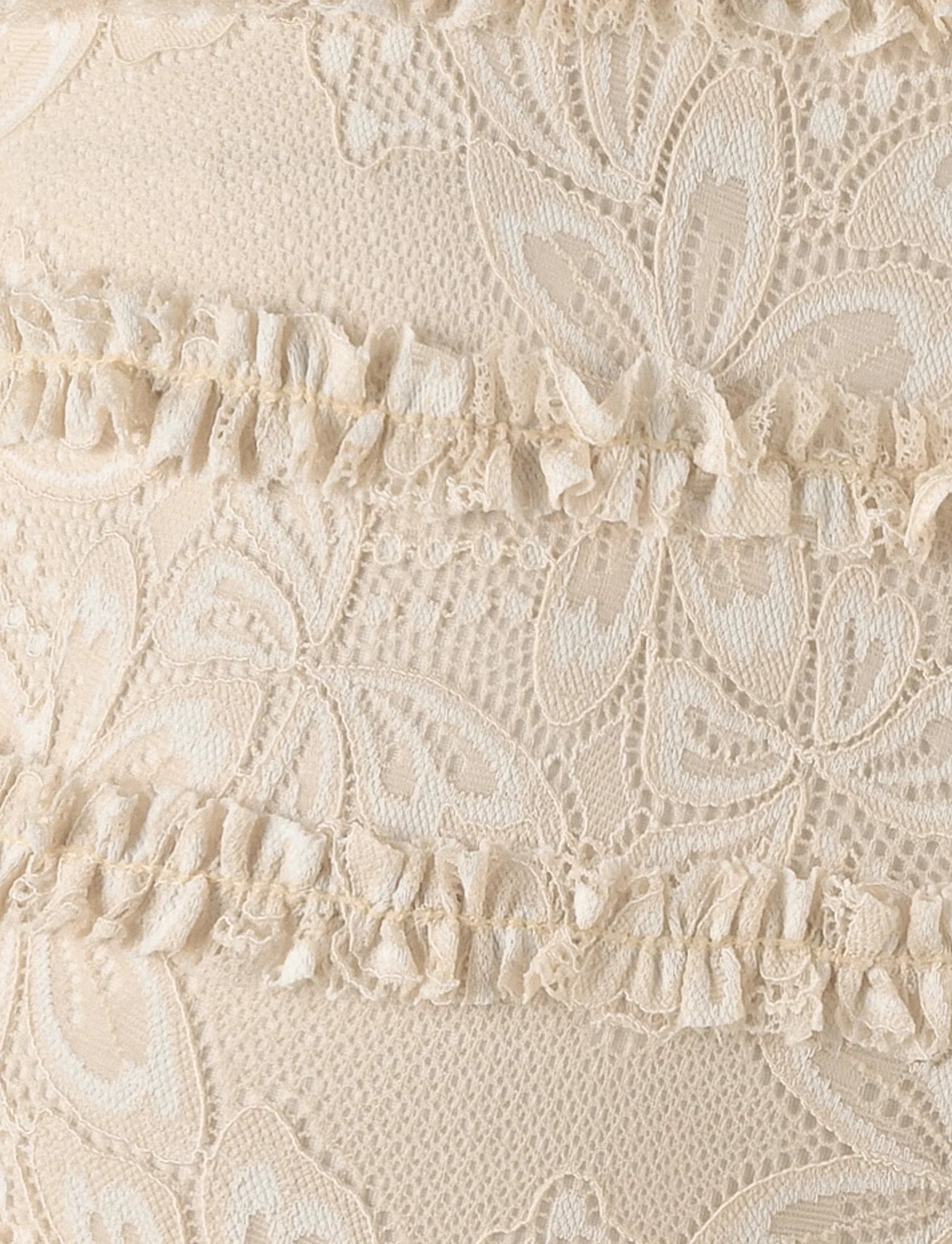 ANELISA SHORT - WHITE : LACE