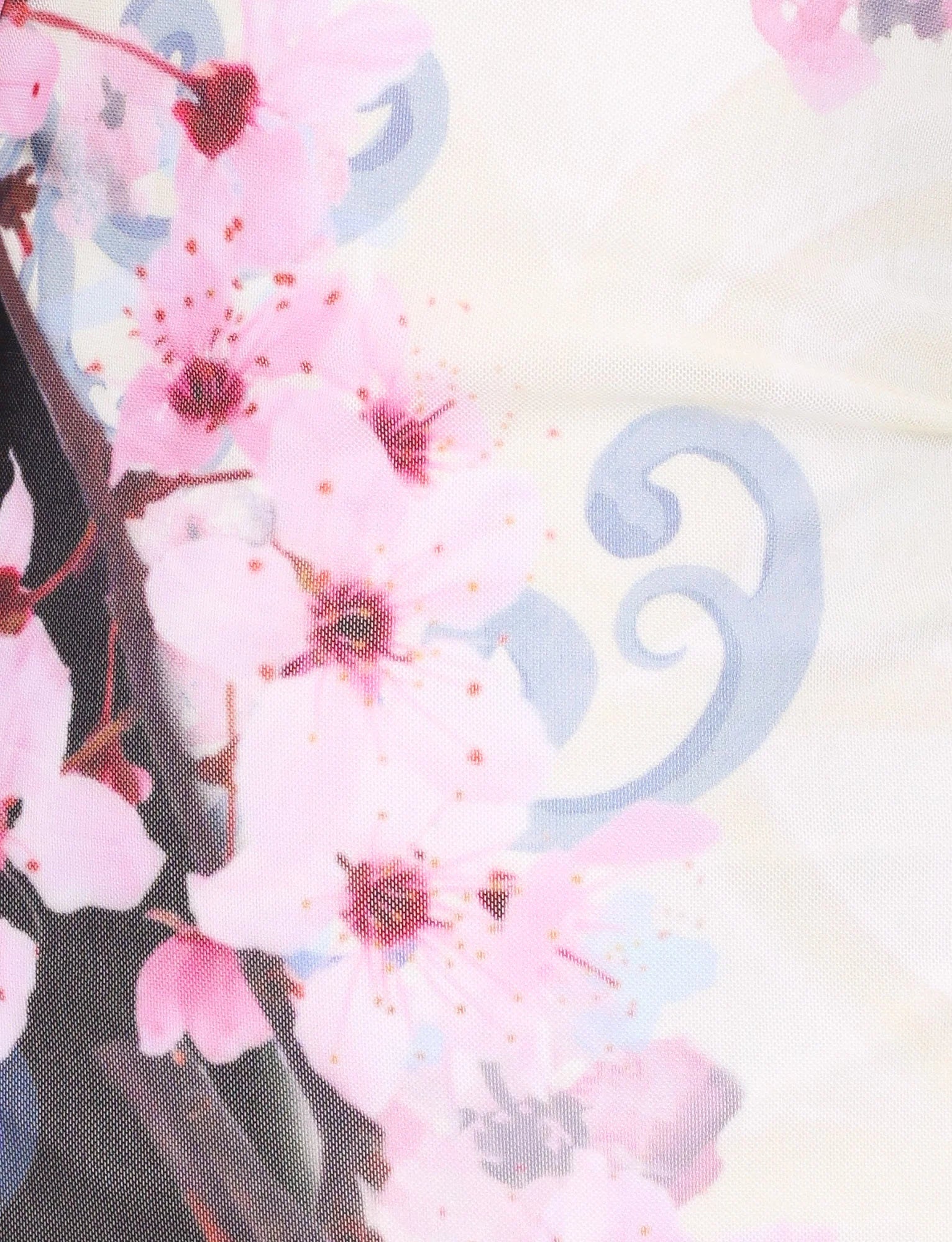 COLSON MESH MINI DRESS - MULTI : FLORAL : CHERRY BLOSSOM