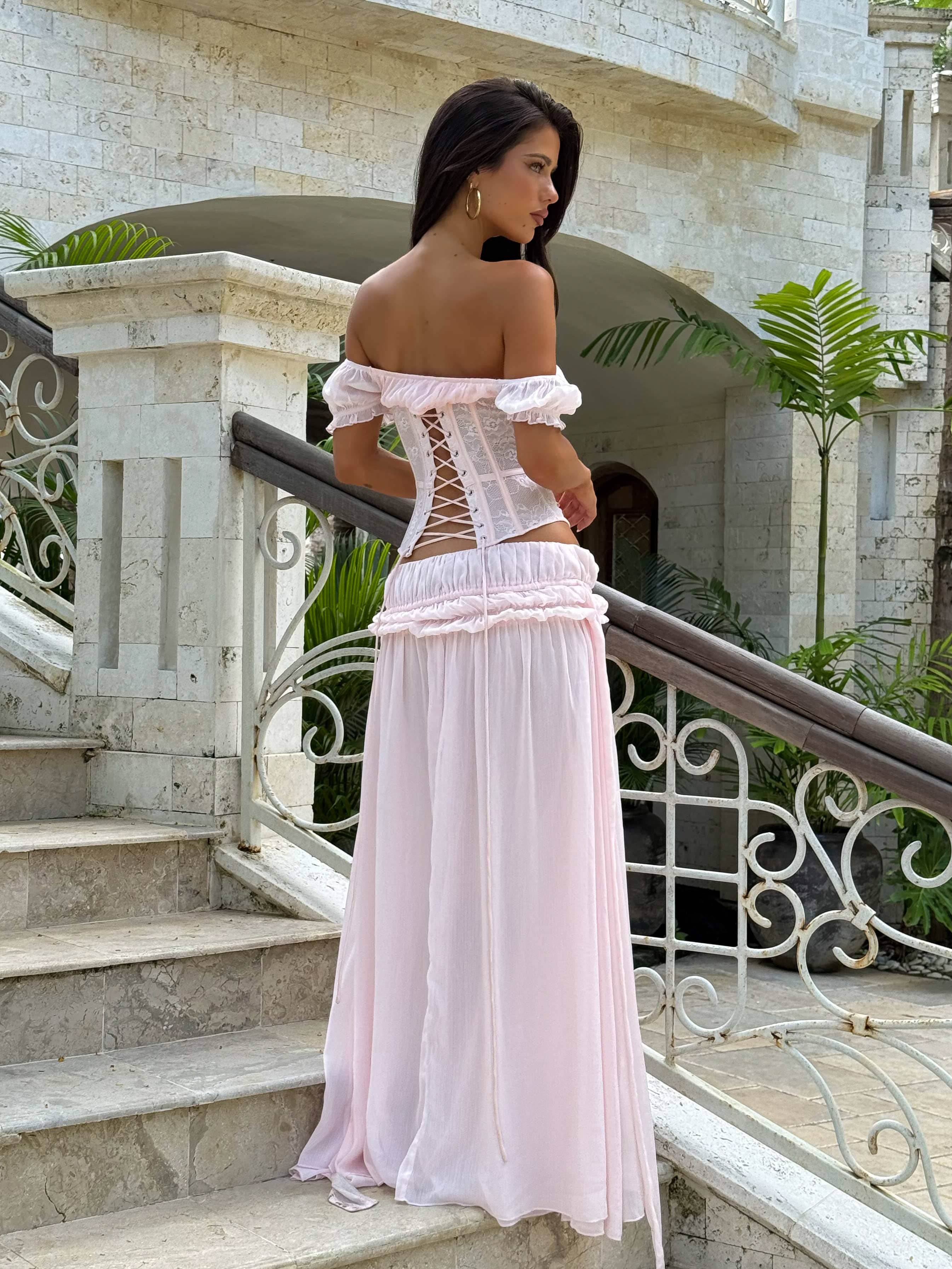 lubela corset top blush