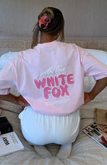 with love always oversized tee baby pink