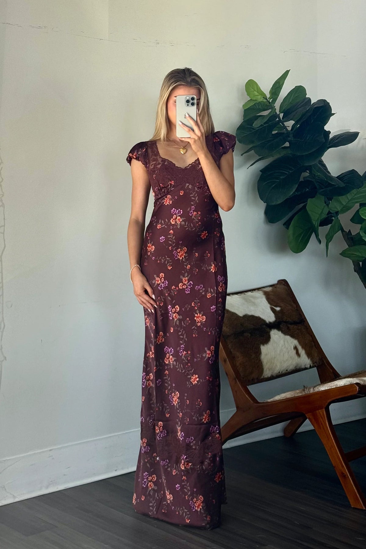 free people butterfly babe midi dress