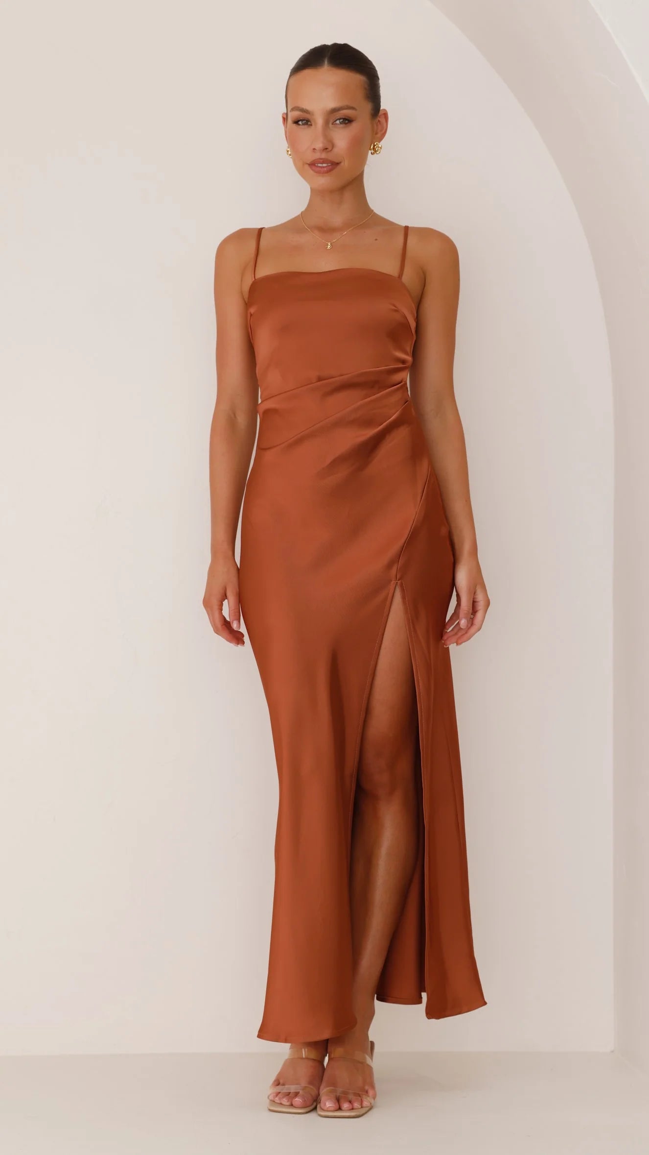 Ilana Maxi Dress - Copper
