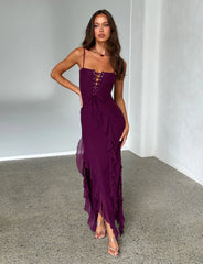 CHAYA DRESS - PURPLE : DEEP PURPLE