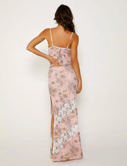 COLSON SKIRT - PINK : CAMO FLORAL