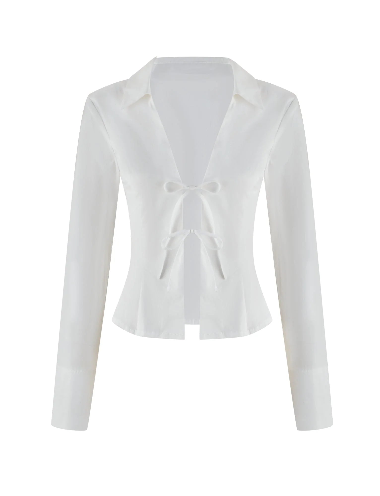 BRIELLE SHIRT - WHITE : IVORY
