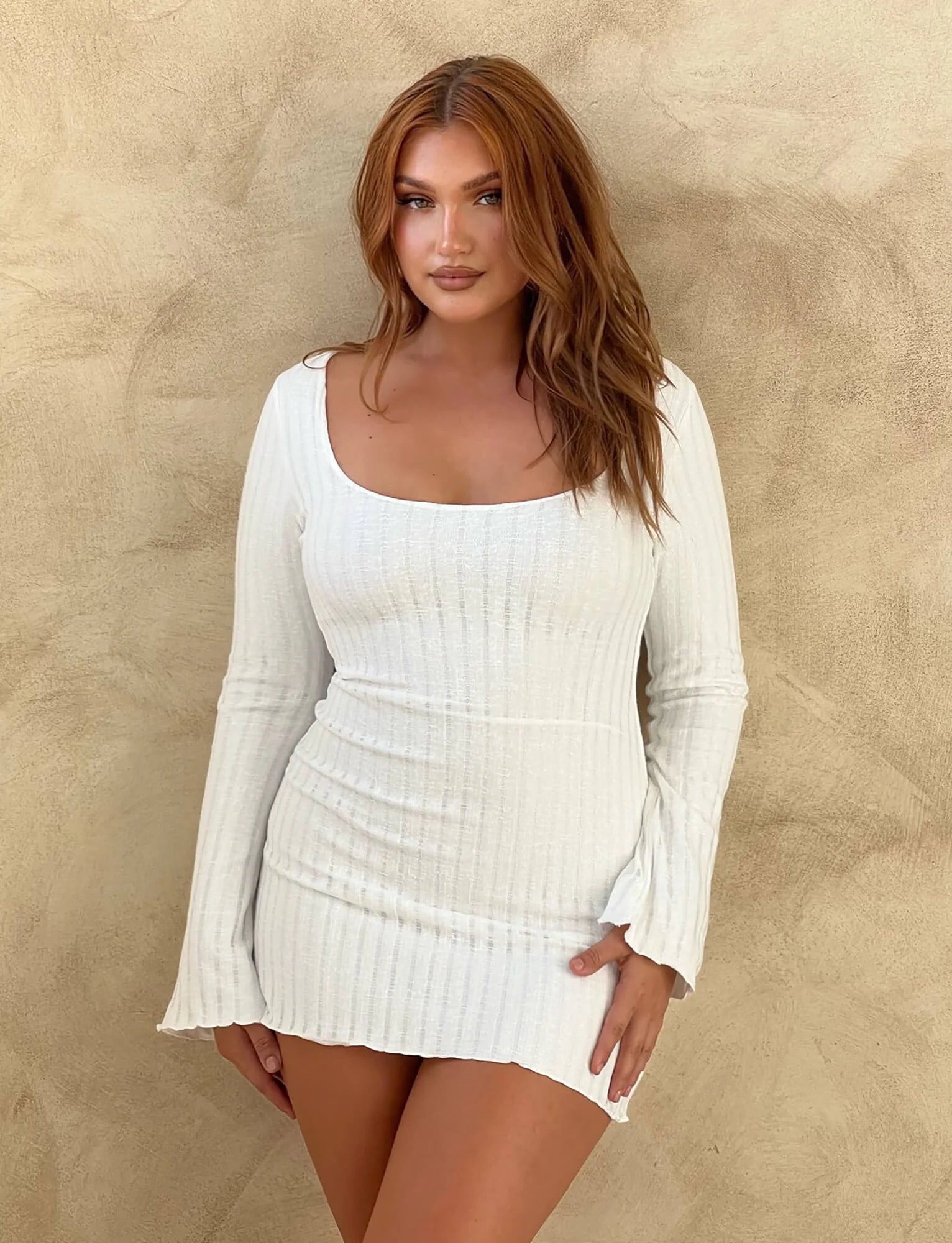 BRENDEN DRESS - NEUTRAL