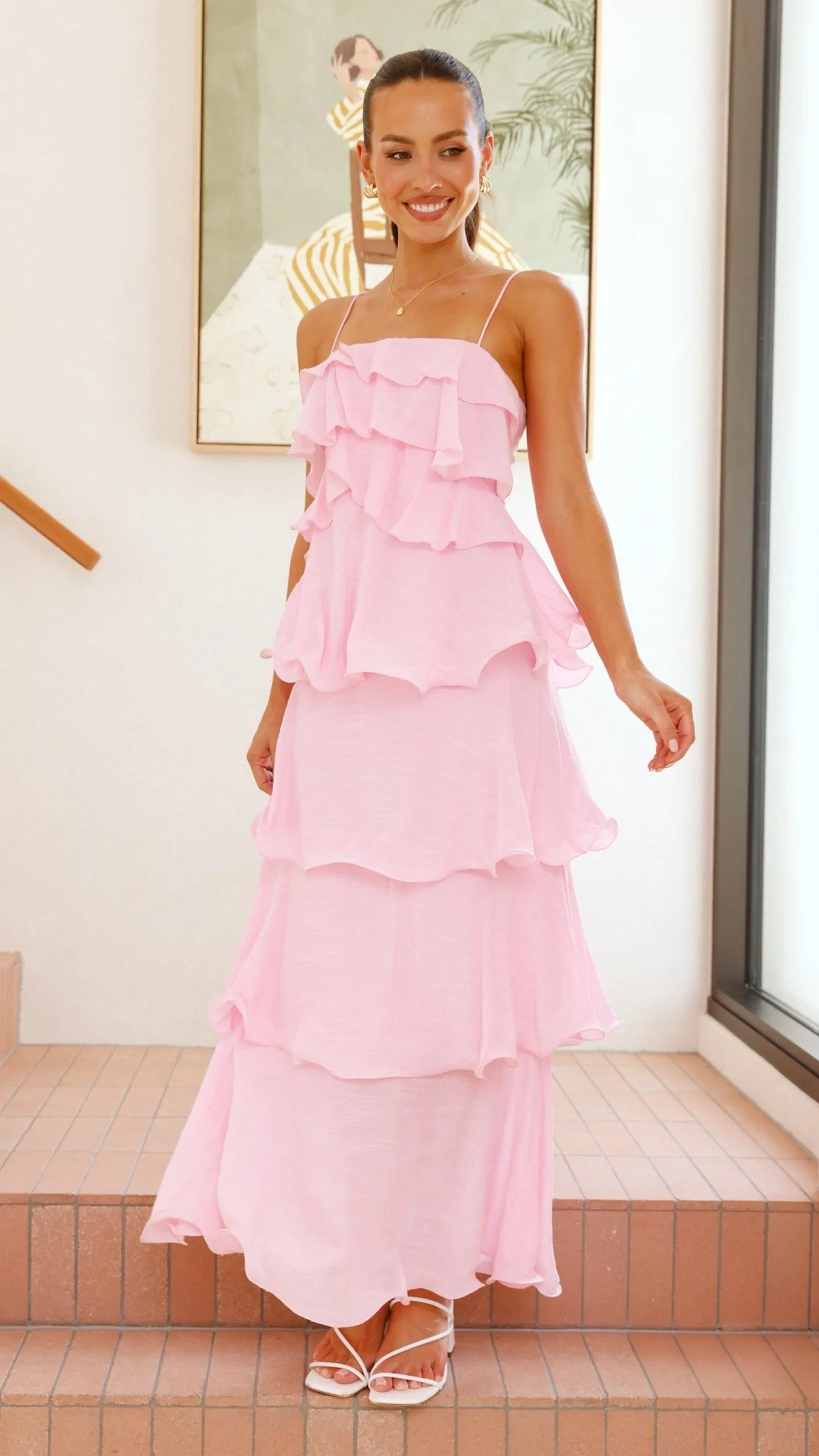 Brookie Maxi Dress - Pink