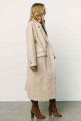 anderson double breasted coat | natural