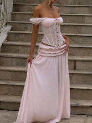 lubela corset top blush