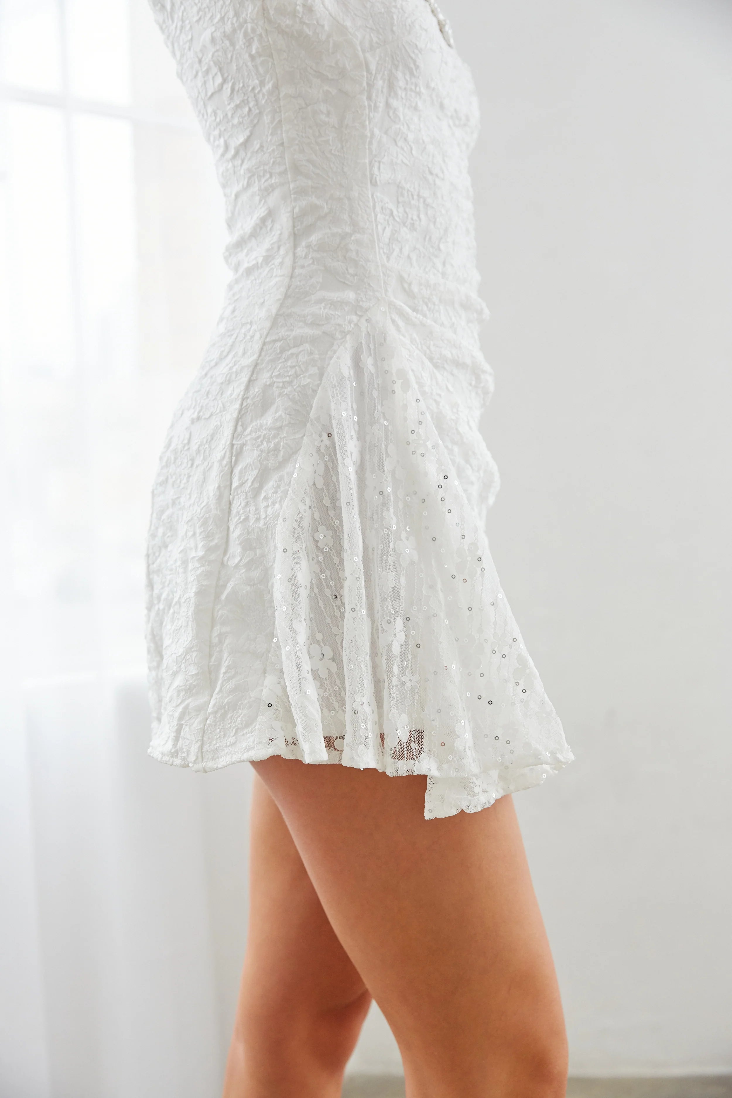 emerson puff sleeve mini dress