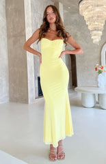 elysium yellow maxi dress