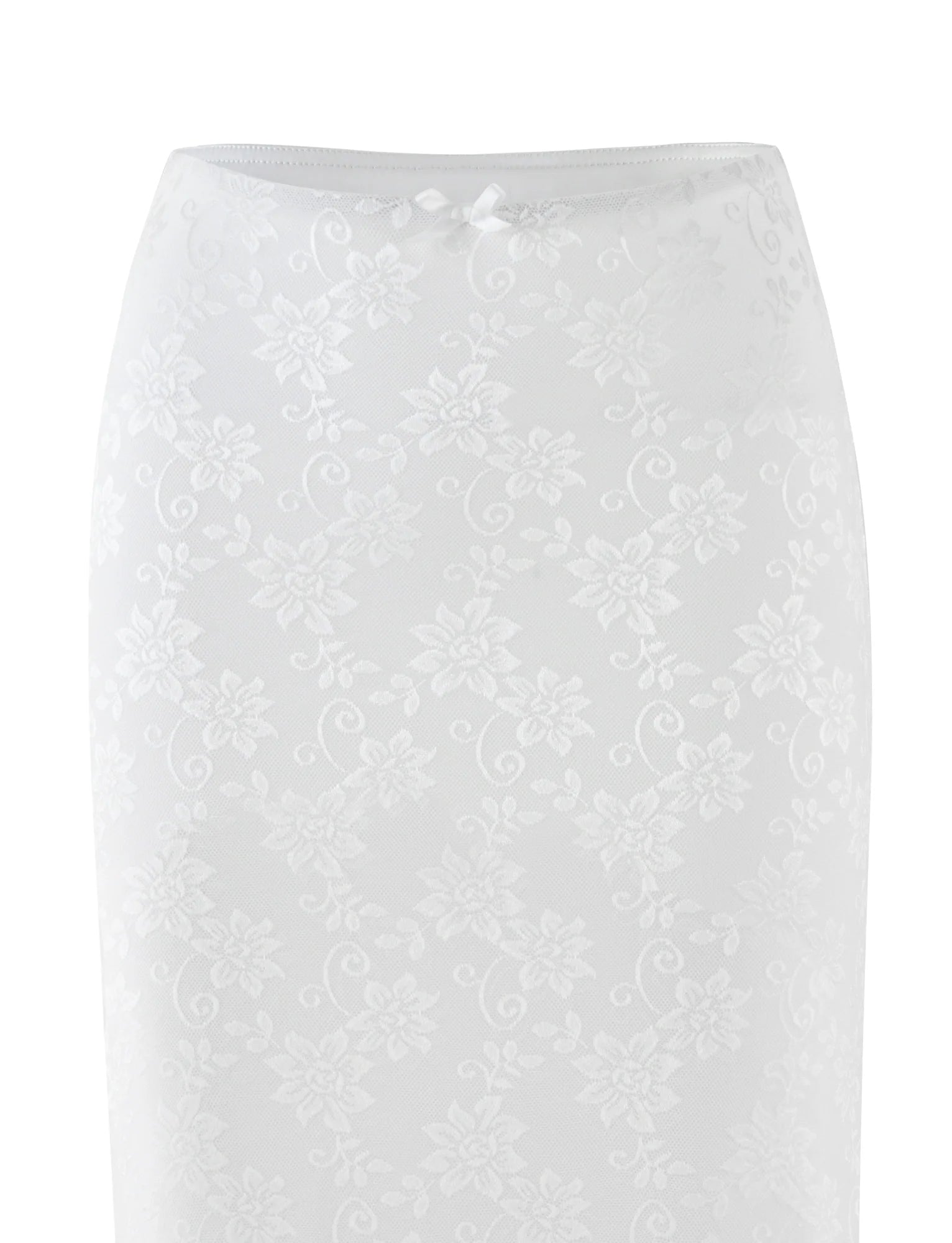 CHARLEIGH SKIRT - WHITE : LACE