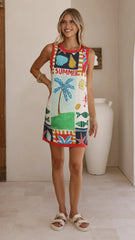 Oceania Mini Dress - Soleil Summer