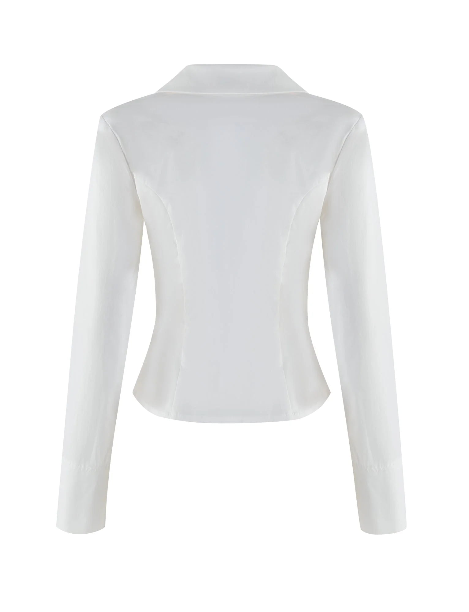BRIELLE SHIRT - WHITE : IVORY