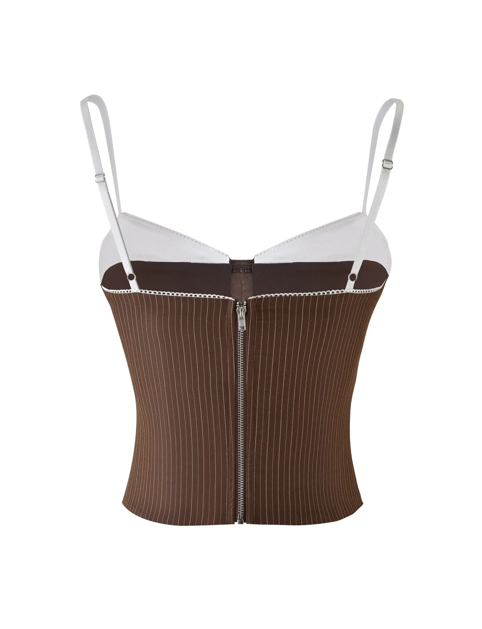 ANTONELLA CORSET 2.0 - BROWN : CHOCOLATE : CHOCOLATE PINSTRIPE