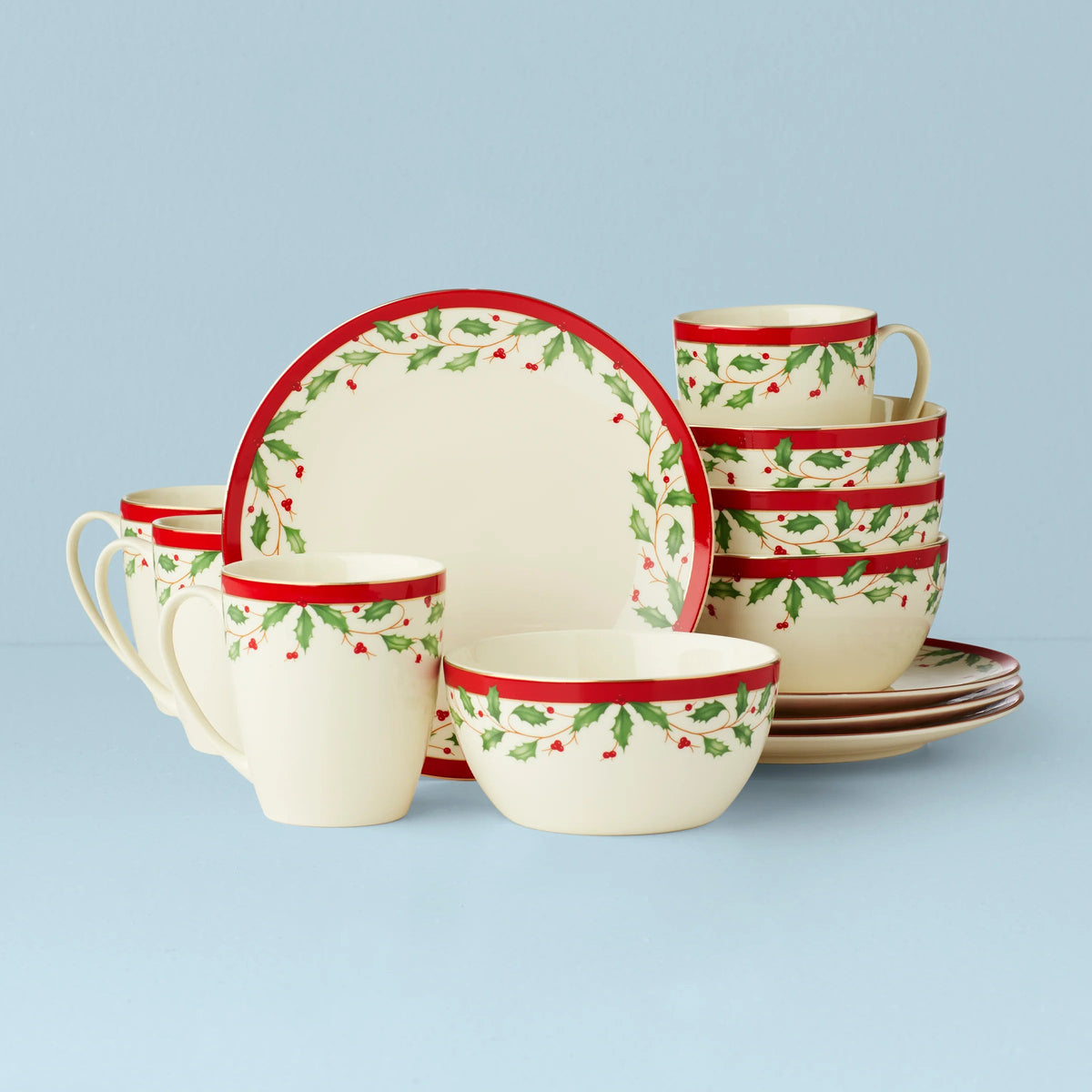 holiday 12-piece dessert set