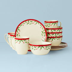 holiday 12-piece dessert set