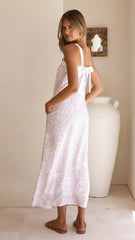 Kiki Maxi Dress - Coastal Drifter Print