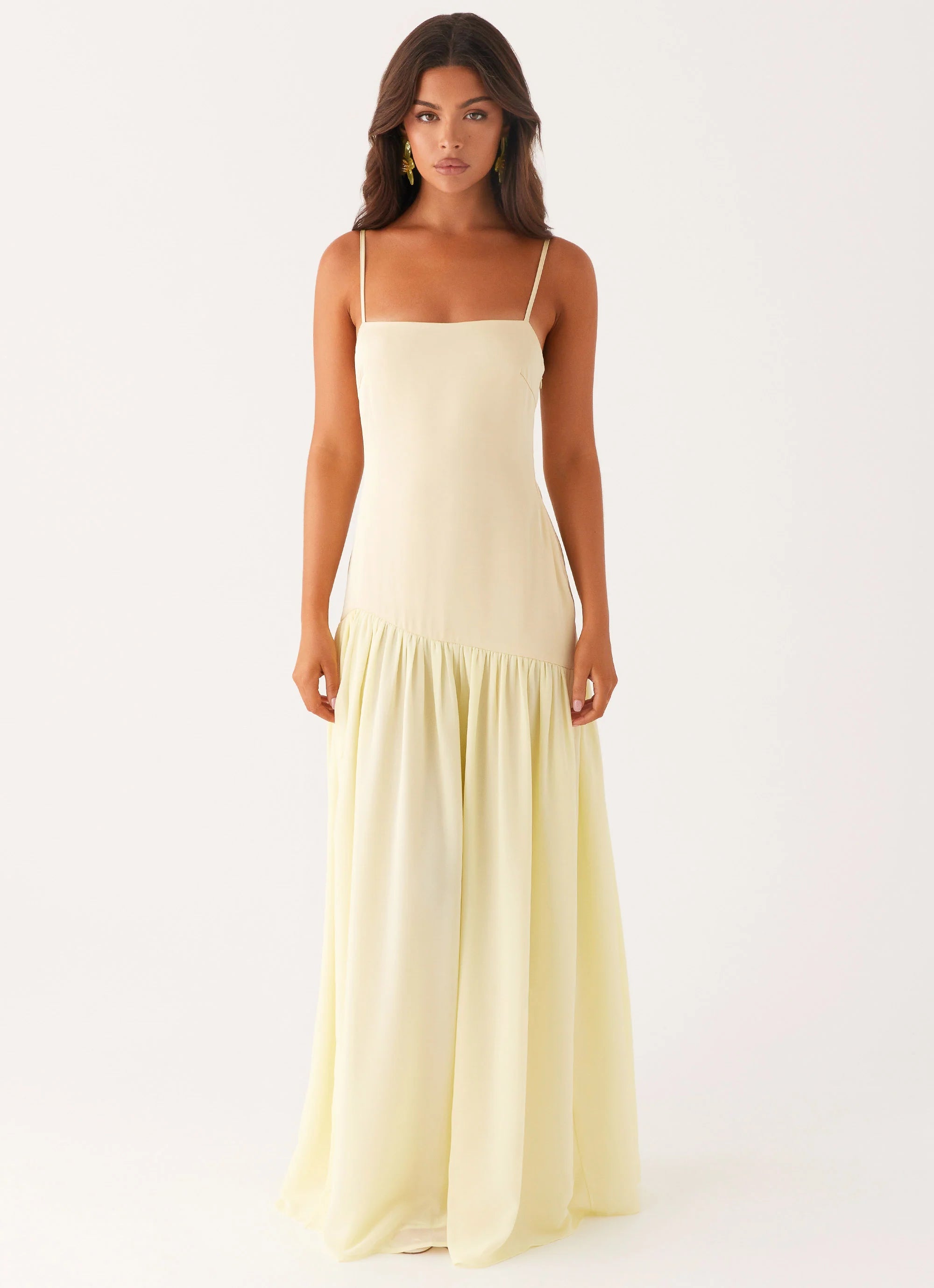 asteria maxi dress - yellow