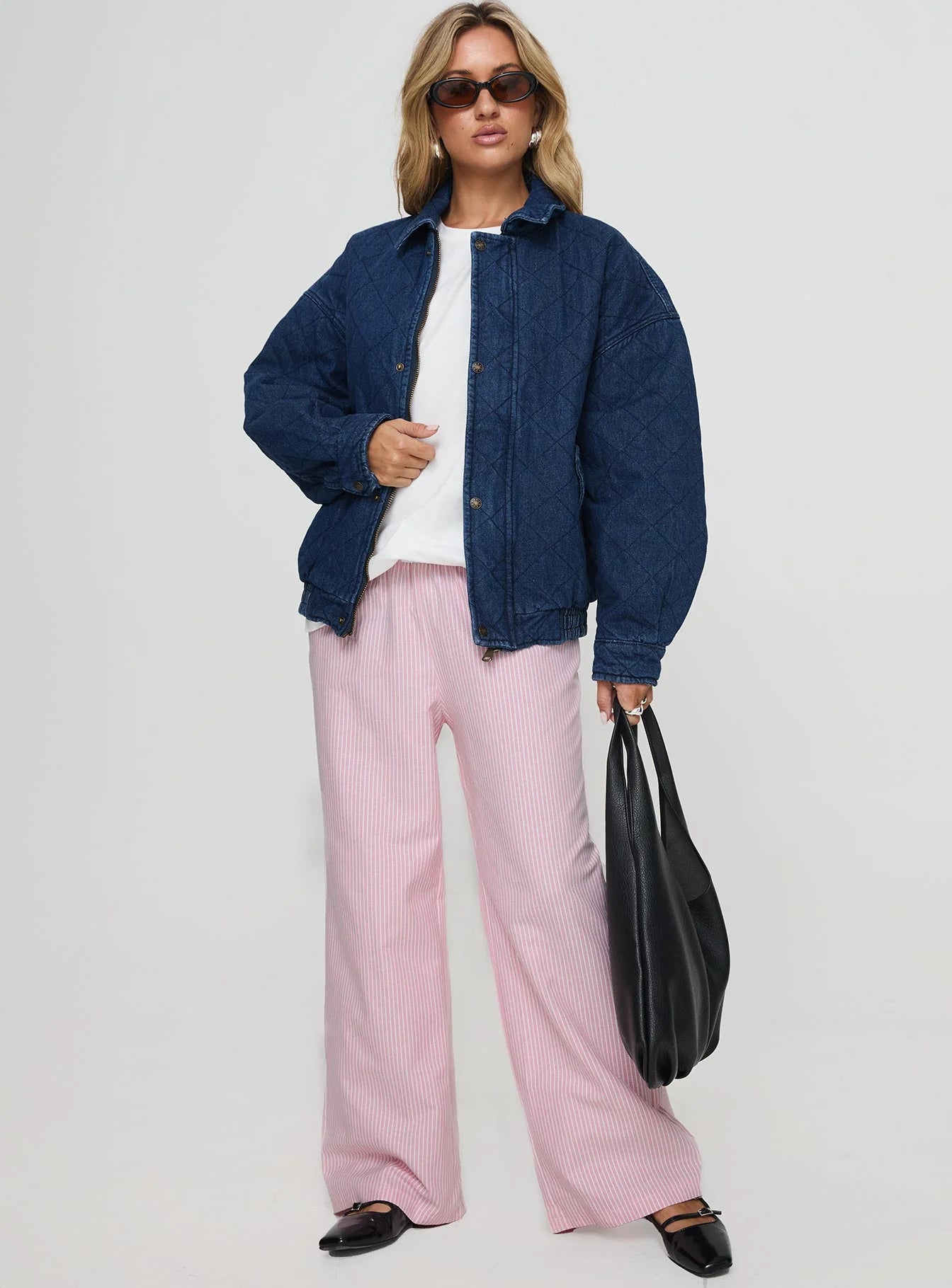 kenny bomber jacket dark denim