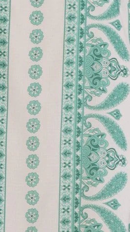 Peggy Mini Dress - Green Aztec