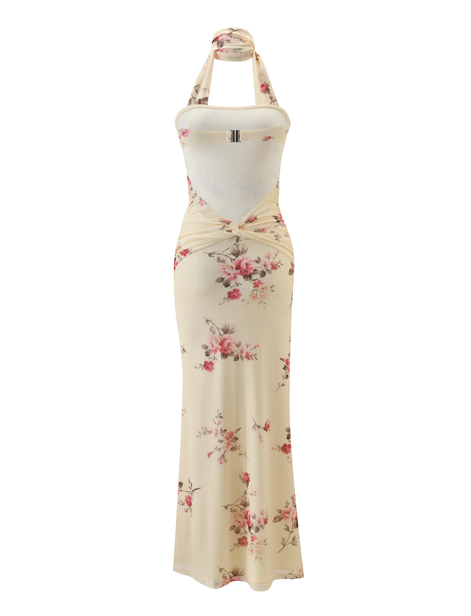 DANIELA SCARF DRESS - YELLOW FLORAL