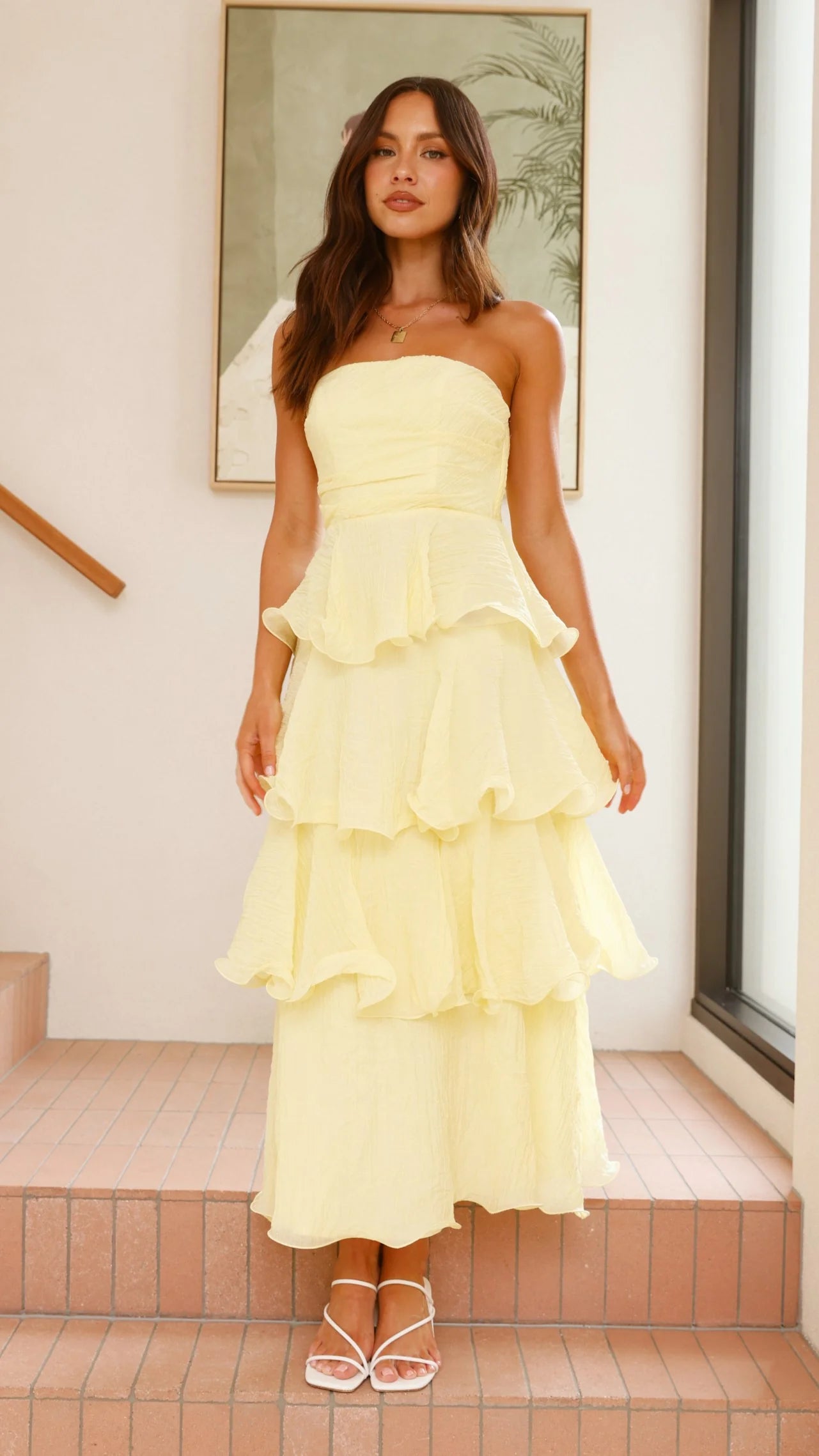 Lanica Maxi Dress - Yellow