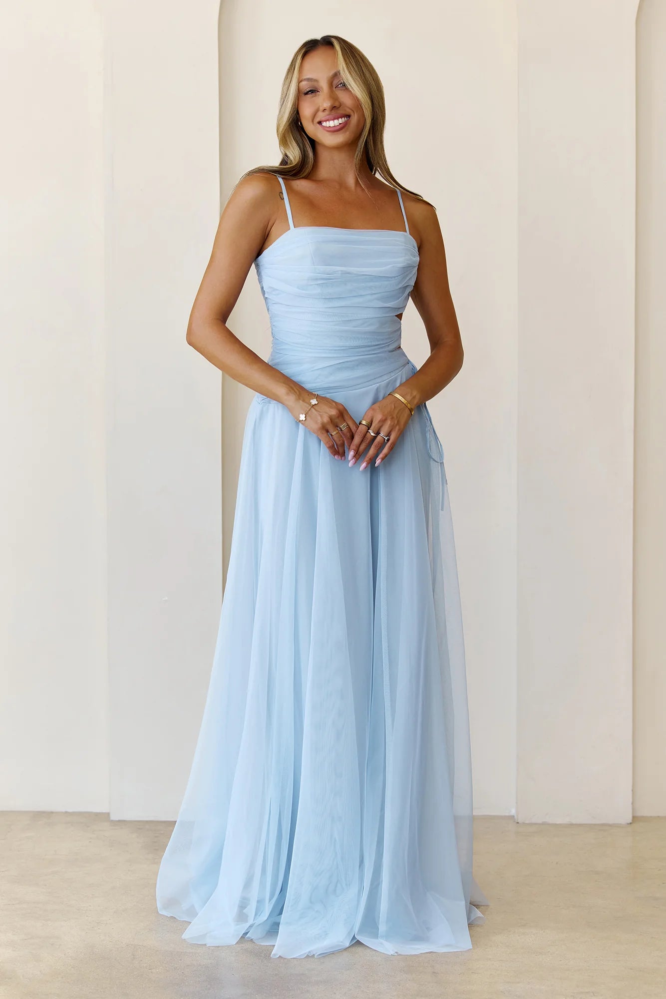 Limited Edition Love Maxi Dress Blue