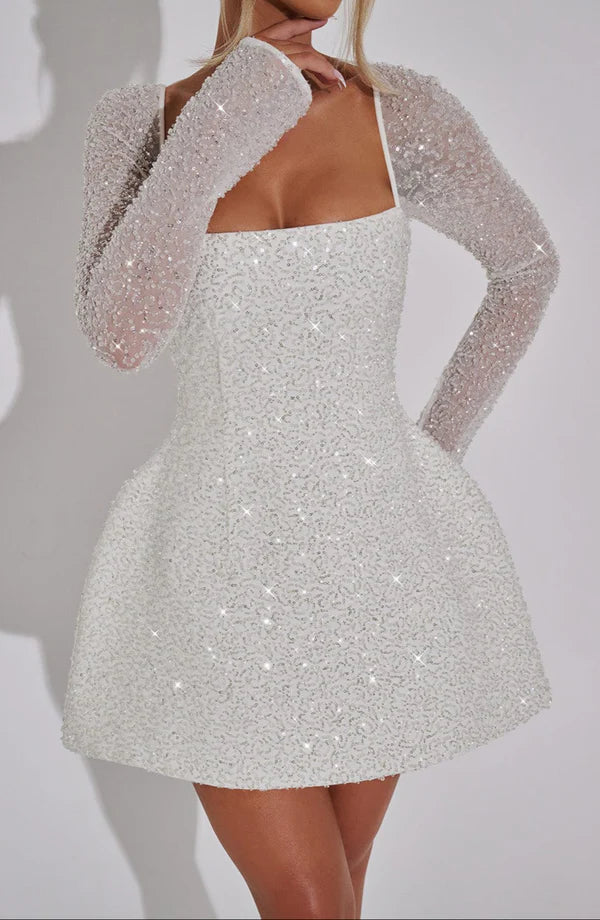 Gabriela Mini Dress - Ivory